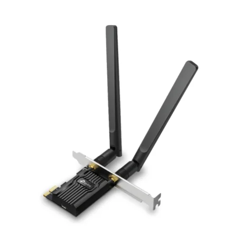 Placa de Red Wifi 6 Dual Band + Bluetooth 5.3 Archer TX10E PCIX AX900 2 Antenas