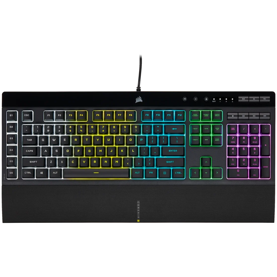 TECLADO CORSAIR K55 RGB PRO MEMBRANA MACRO KEY