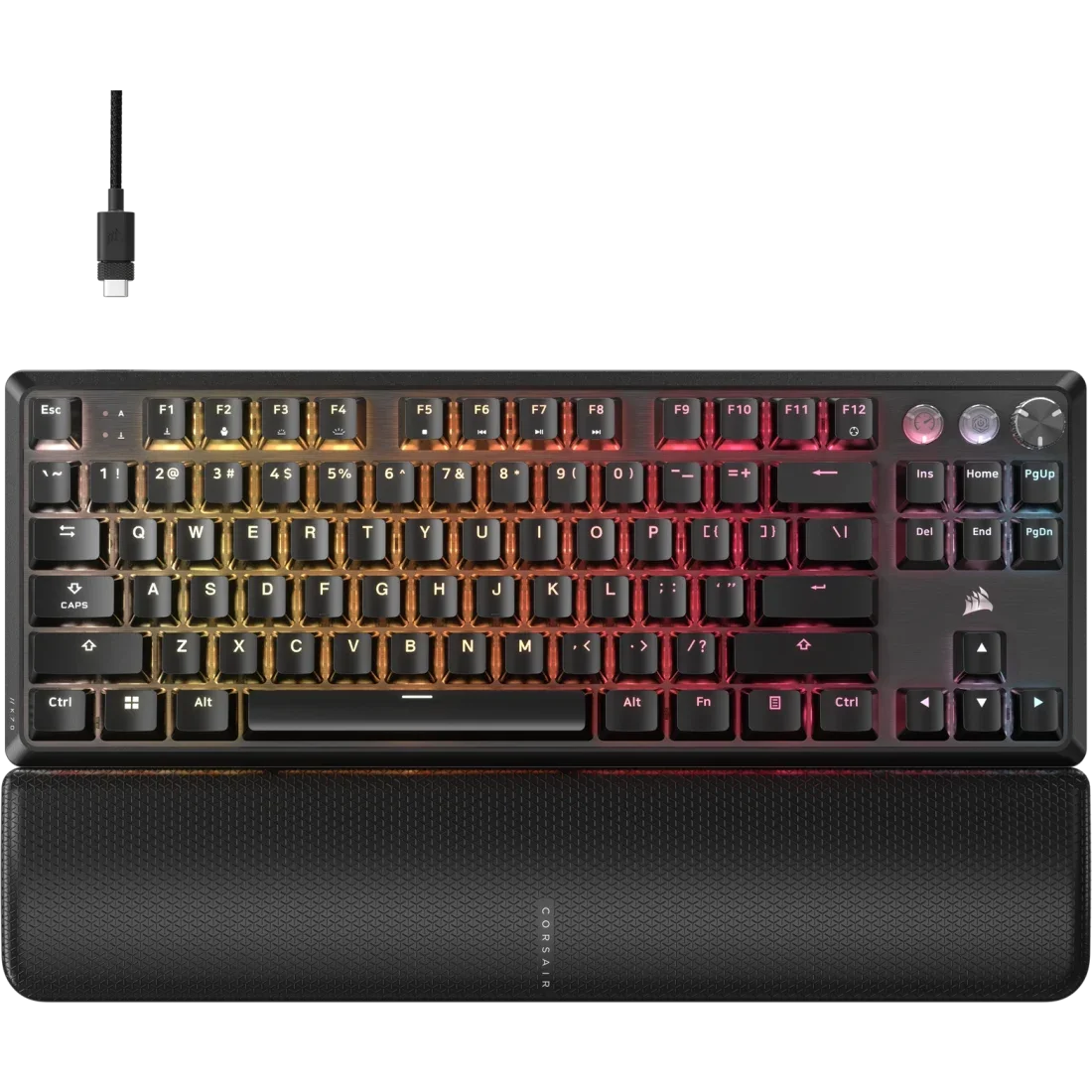 TECLADO CORSAIR K70 PRO TKL MECANICO MGX BLACK