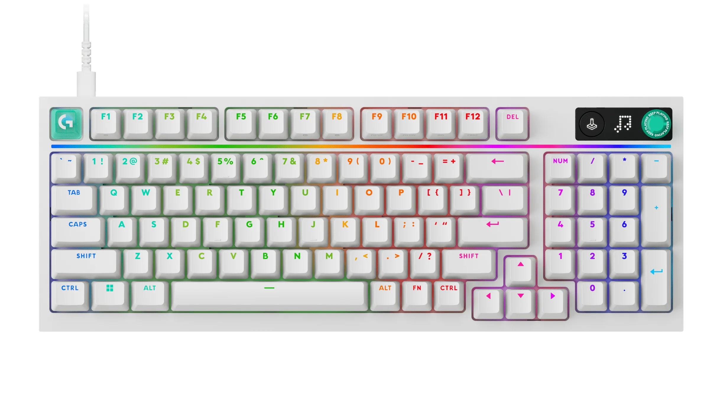 TECLADO LOGITECH G316 X WHITE MECANICO USB