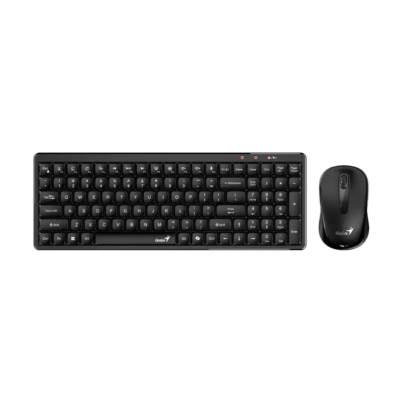 TECLADO Y MOUSE GENIUS LUXEMATE Q8100 BLACK SP 2.4GHZ