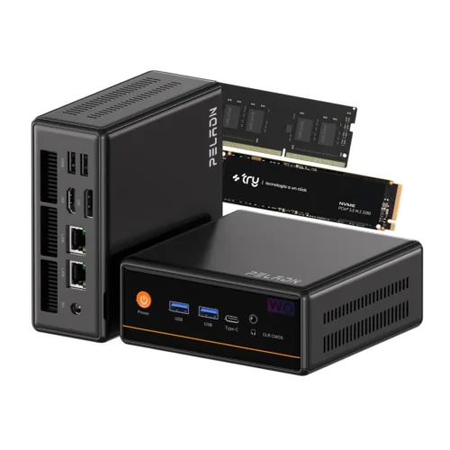 Mini PC Peladn WO4 AMD Ryzen 5 7640HS 16GB 5600MHz 512GB NVMe - Sin armar
